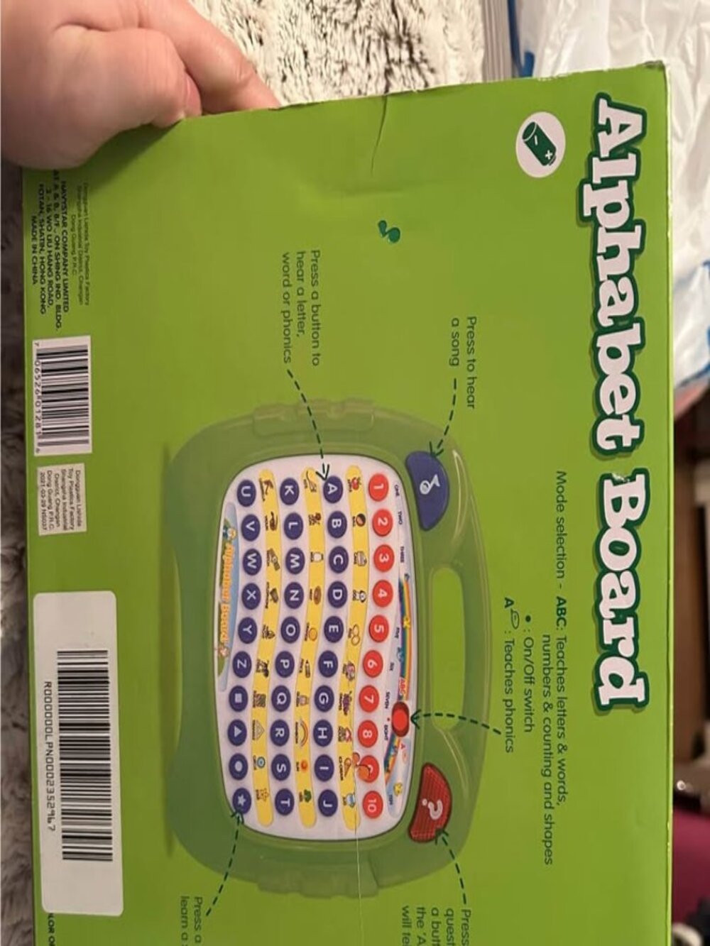 Navystar alphabet board - new in box